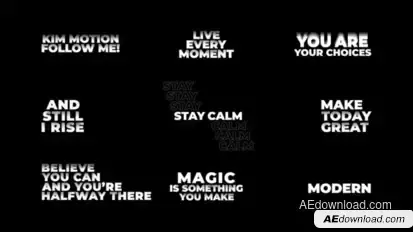 Titles | After Effects Titles template preview