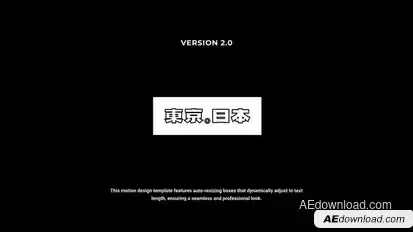 Titles Animator RGB | AE Titles template preview