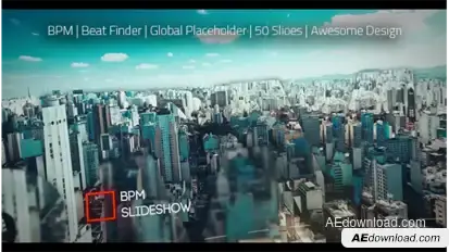 Titles BPM Slideshow Video Displays template preview