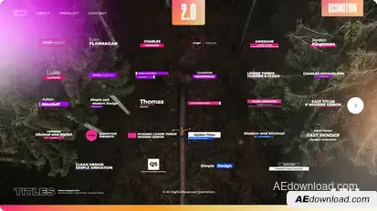 Titles Bundle 2.0 Titles template preview