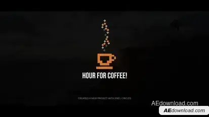Titles for a coffee shop | After Effects Titles template preview