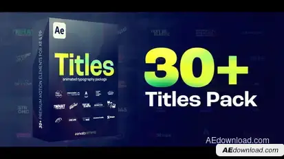 Titles | Lower Thirds Elements template preview