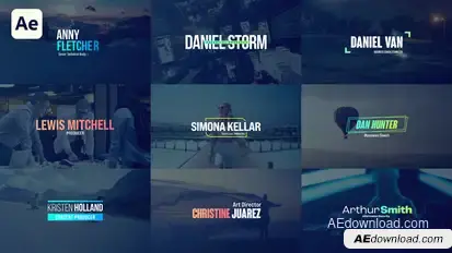 Titles Typography Titles template preview