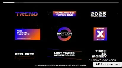 Titles X Titles template preview