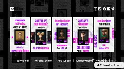Token Instagram Stories Product Promo template preview