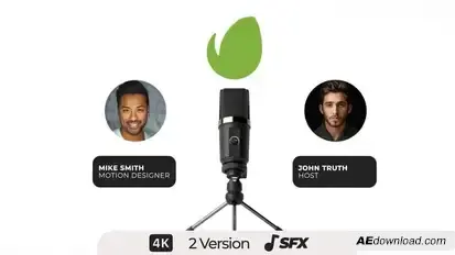Tonight Podcast Logo Stings template preview