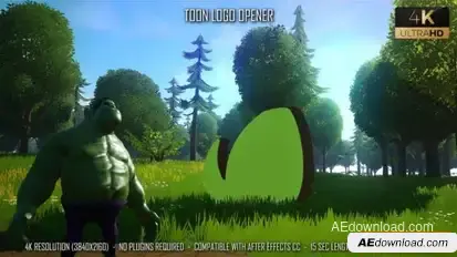 Toon Logo Opener Openers template preview