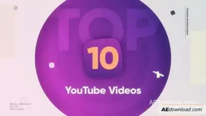 Top 10 Youtube videos Openers template preview