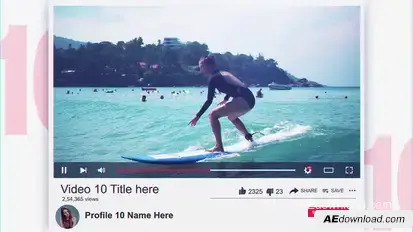 Top 10 YouTube Videos Openers template preview