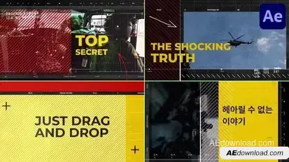 Videohive Top Secret for After Effects Openers template preview