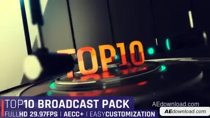 Top10 Broadcast Pack broadcast-packages template preview