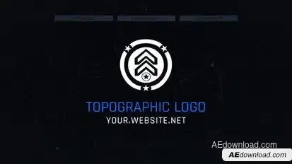 Topo Logo Reveal Logo Stings template preview