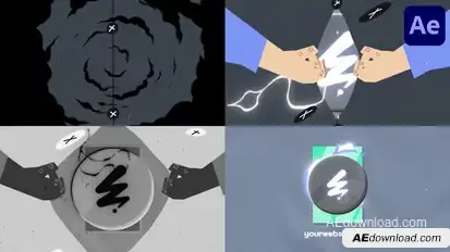Torn Fabric Cartoon Opener | After Effects Openers template preview