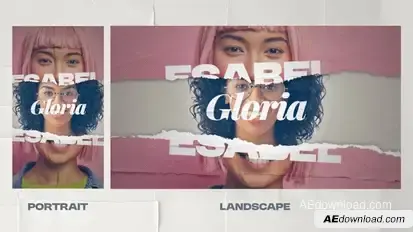 Torn Paper Intro Logo Openers template preview