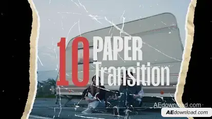 Torn Paper Transitions Elements template preview