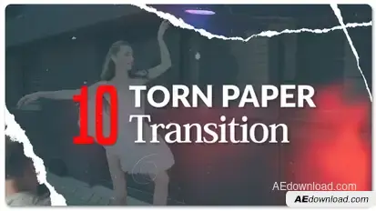 Torn Paper Transitions broadcast-packages template preview