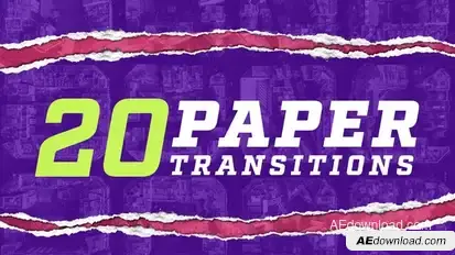 Torn Paper Transitions Elements template preview