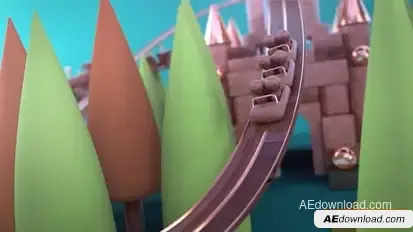 Toy Theme Park Logo Stings template preview