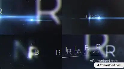 Trailer Titles template preview