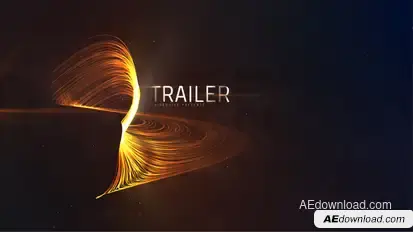 Trailer Lines Titles Titles template preview