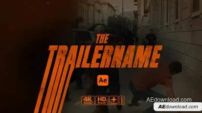 Trailer Titles Wipe Openers template preview