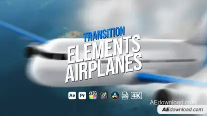 Transition Elements Airplanes Elements template preview