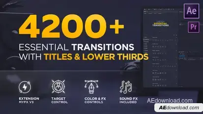 Transitions broadcast-packages template preview