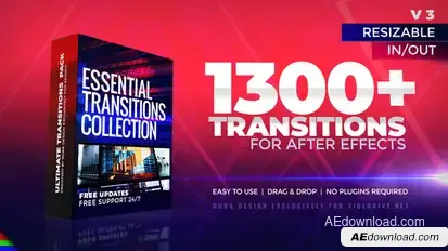 Transitions broadcast-packages template preview