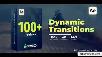 Transitions Elements template preview