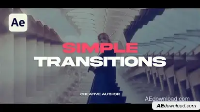 Simple Transitions Elements template preview