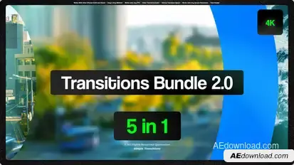 Transitions Bundle 2.0 Elements template preview