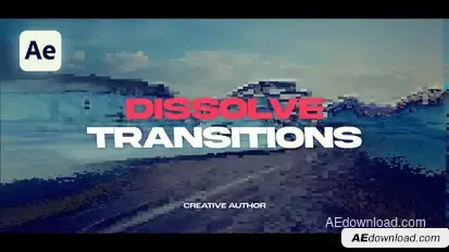 Transitions Dissolve Elements template preview