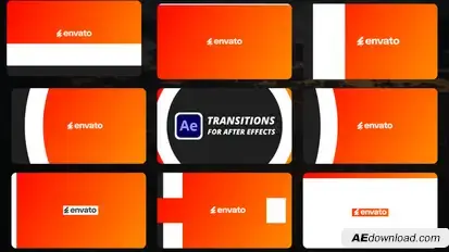 Transitions for After Effects Elements template preview