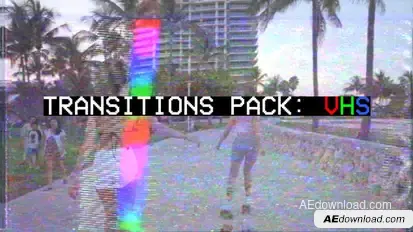 Transitions Pack: VHS | After Effects Elements template preview