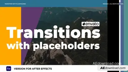 Transitions with Placeholders Elements template preview