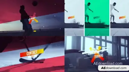 Trap City for After Effects Openers template preview