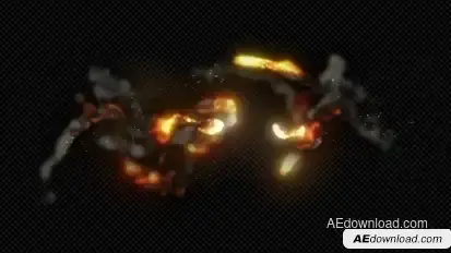 Trapcode Fire with Smoke Elements template preview