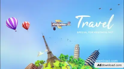 Travel  | After Effects Template Openers template preview