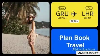 Travel Agency Multiscreen Openers template preview
