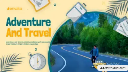 Travel Agency Promo Video Displays template preview