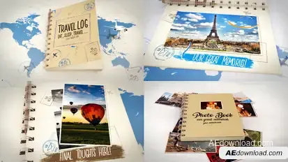 Travel and Photo Book Bundle Openers template preview