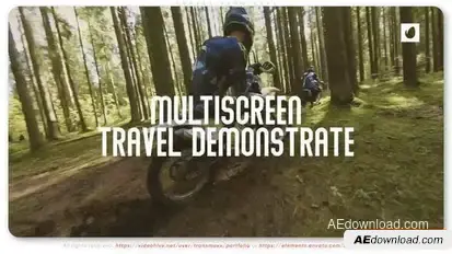 Travel Demo Reel Openers template preview