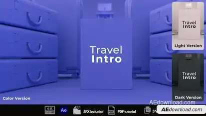 Travel Intro Logo Stings template preview