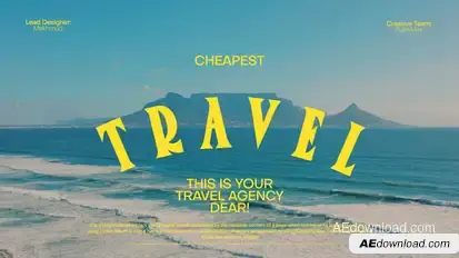 Travel Intro Openers template preview