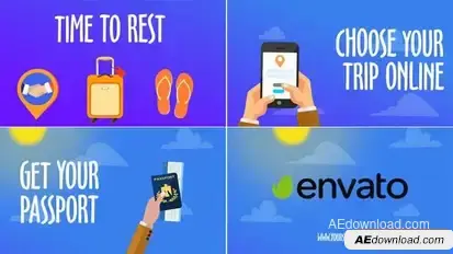 Travel Logo Openers template preview