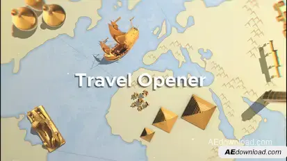 Travel Opener  | After Effects Template Openers template preview