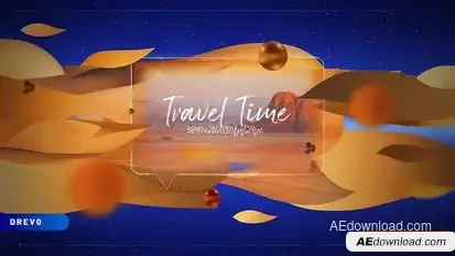 Travel Opener/ Desert Safari/ Dubai/ Golden Sands/ Luxury Travel/ Mirage Adventures/ Explore Oases Openers template preview