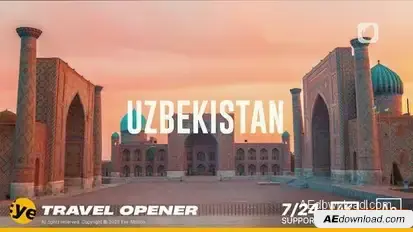 Travel Opener Slideshow Openers template preview