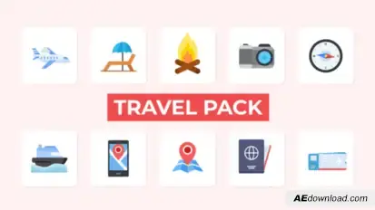 Travel Pack Elements template preview