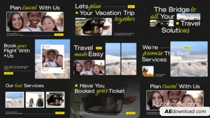 Travel Promo Openers template preview